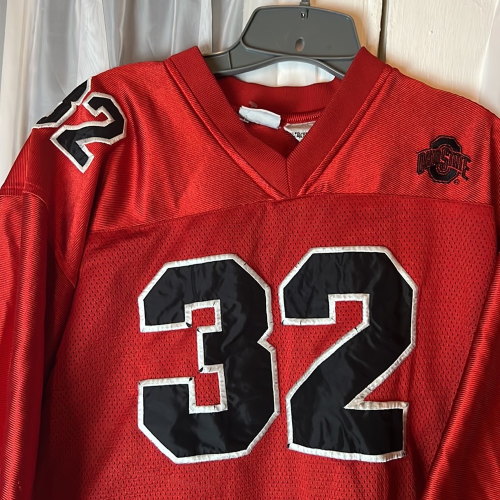 VINTAGE PRO EDGE NCAA OHIO STATE OSU BUCKEYES #32 FOOTBALL JERSEY MEN’S LARGE